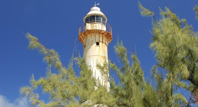 Bahamian Lighthouse at Grand Turk Island.