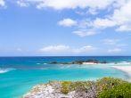 On the cliffs overlooking Mudjin Harbor on Middle Caicos.