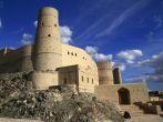 Bahla Fort situated at the foot of the Djebel Akhdar highlands in Oman.