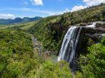 Lisbon Falls is the highest waterfall in Mpumalanga, South Africa. The waterfall is 94 m high and named for the capital city of Portugal. The waterfall lies on the Panorama Route.