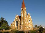 Christuskirche, famous landmark in Windhoek, Namibia. 