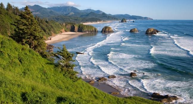 Cannon Beach From Ecola State Park.