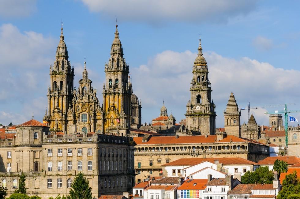 Santiago de Compostela, Spain; Cathedral of Santiago de Compostela, Galicia, Spain; 