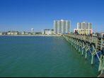 Myrtle Beach South Carolina View From Cherry Grove, Fishing Pier