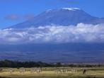 Mount Kilimanjaro on a beautiful morning, Tanzania, Africa; 